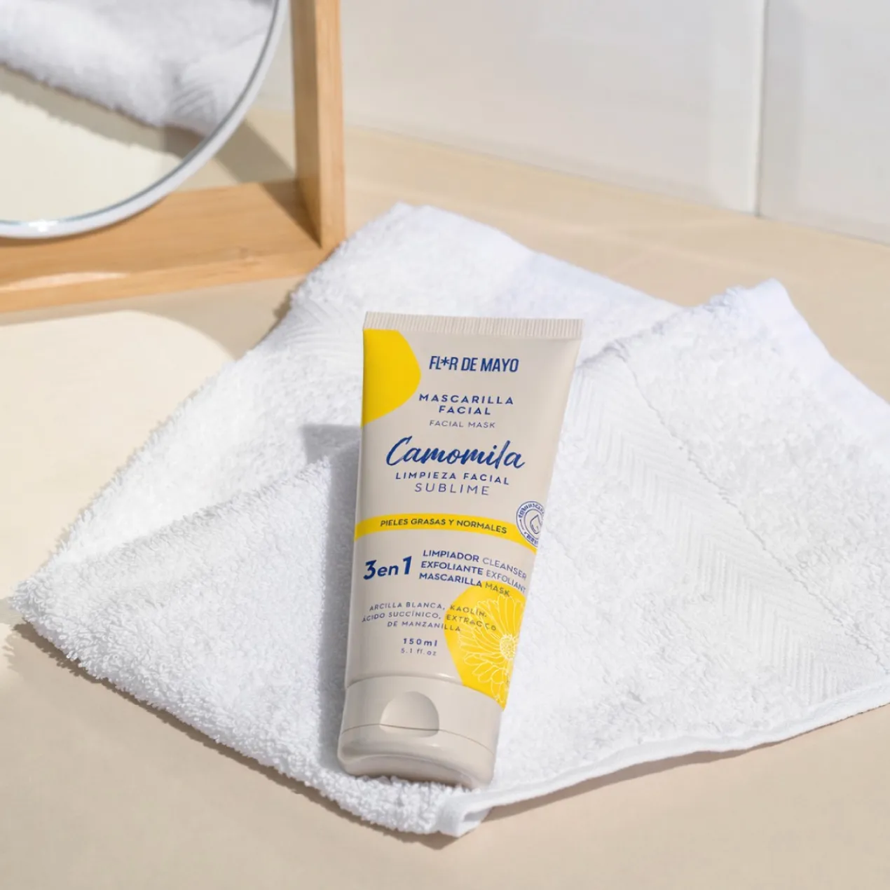Masque Visage 3 en 1 Camomille