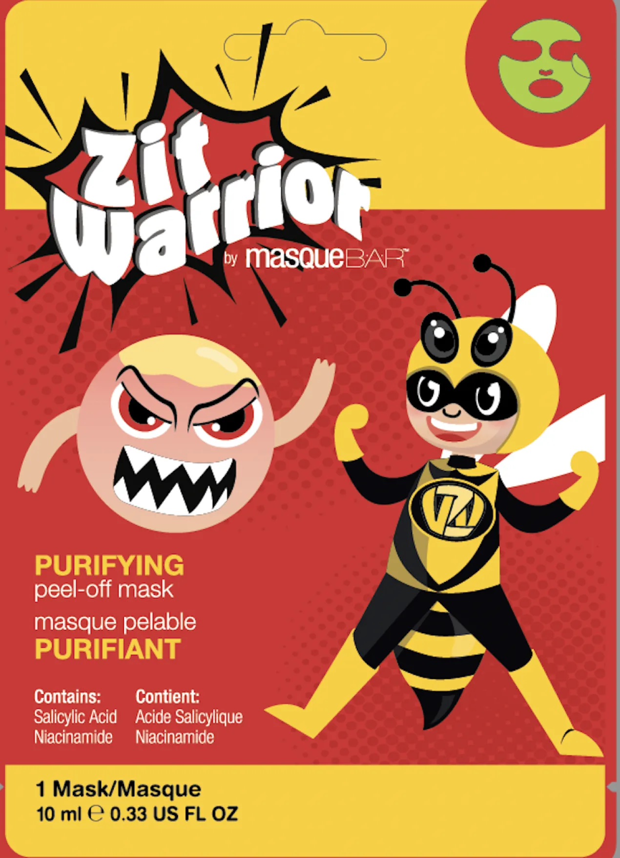 Masque Visage Purifiant Zit Warrior