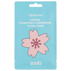 Masque Visage Sakura Hydratant et Rafraîchissant