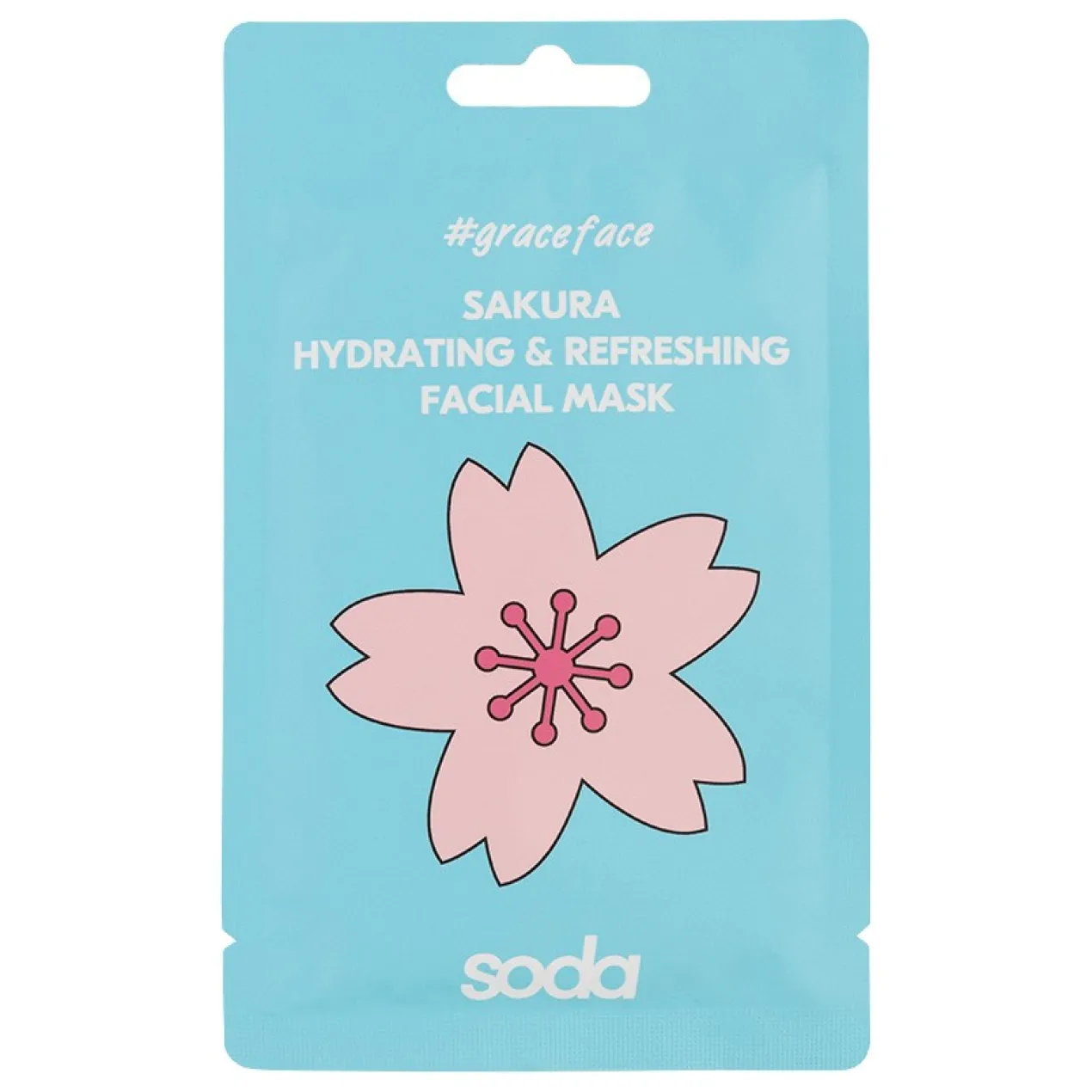 Masque Visage Sakura Hydratant et Rafraîchissant