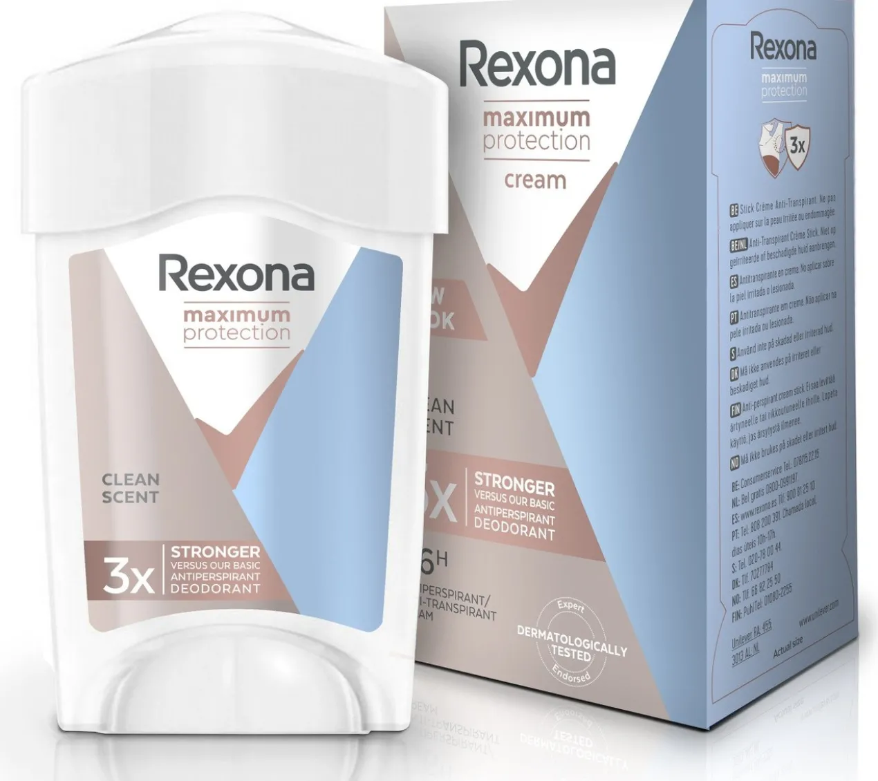 Maximum Protection Crème Antitranspirante Clean Scent