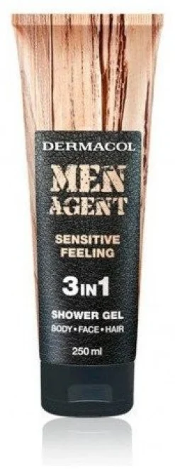 Men Agent Gel de douche Sensitive Feeling 3 en 1