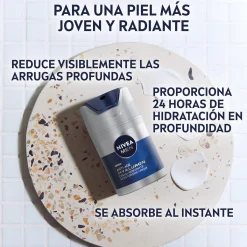 Men Crème Hyaluron Anti-âge FP15