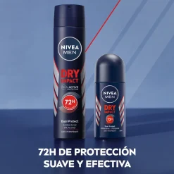Men Dry Impact Déodorant Roll-On 72h