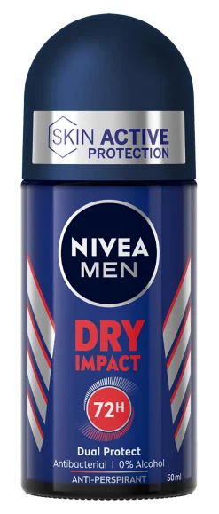 Men Dry Impact Déodorant Roll-On 72h