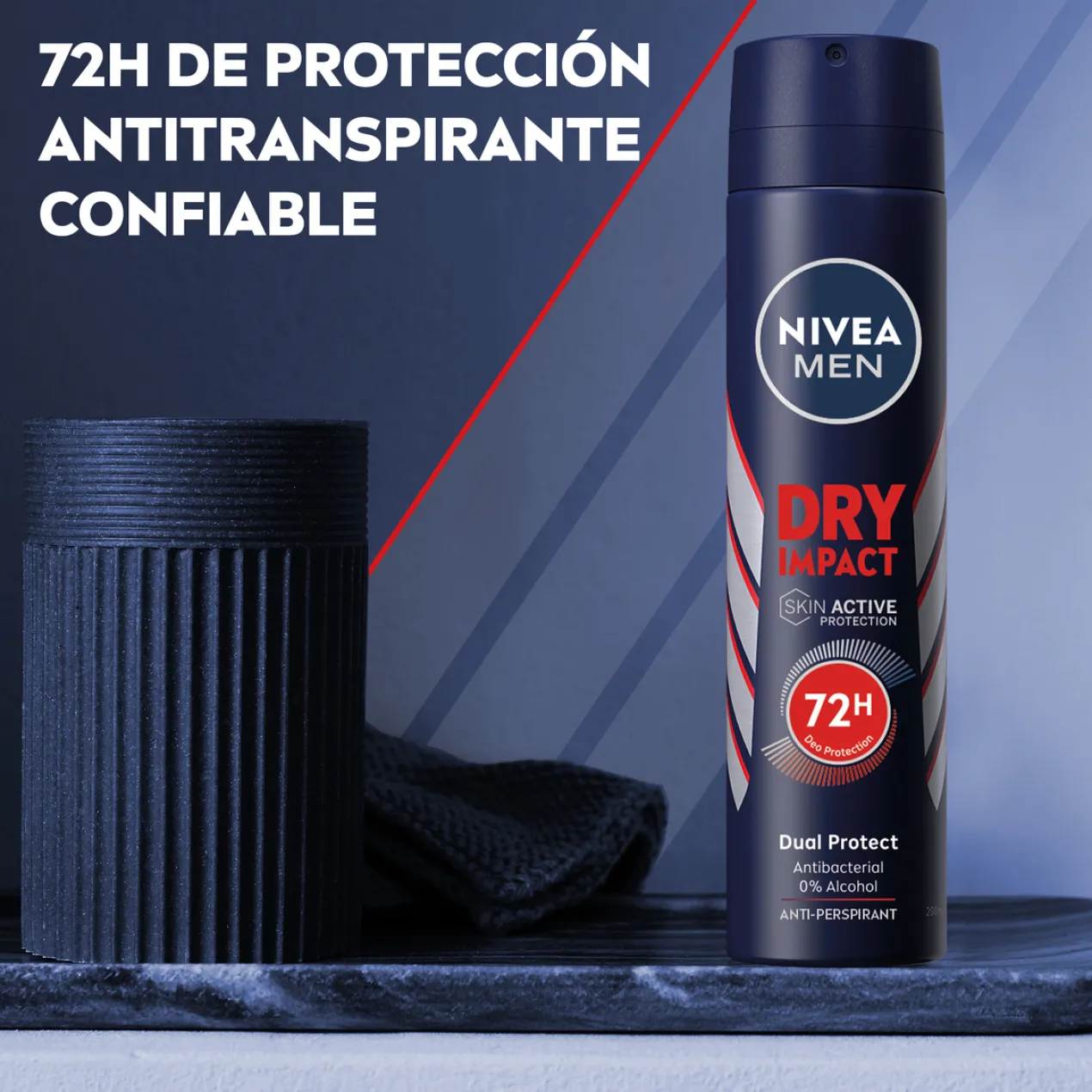 Men Dry Impact Déodorant Spray Antitranspirant