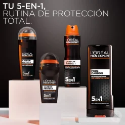 Men Expert Carbon Protect Spray Antitranspirant 5 en 1