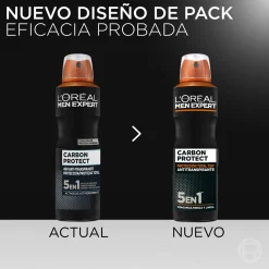 Men Expert Carbon Protect Spray Antitranspirant 5 en 1