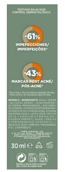 Men Expert Derma Control Sérum Anti-Imperfections
