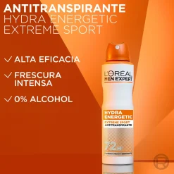 Men Expert Déodorant Hydra Energetic Sport Antitranspirant