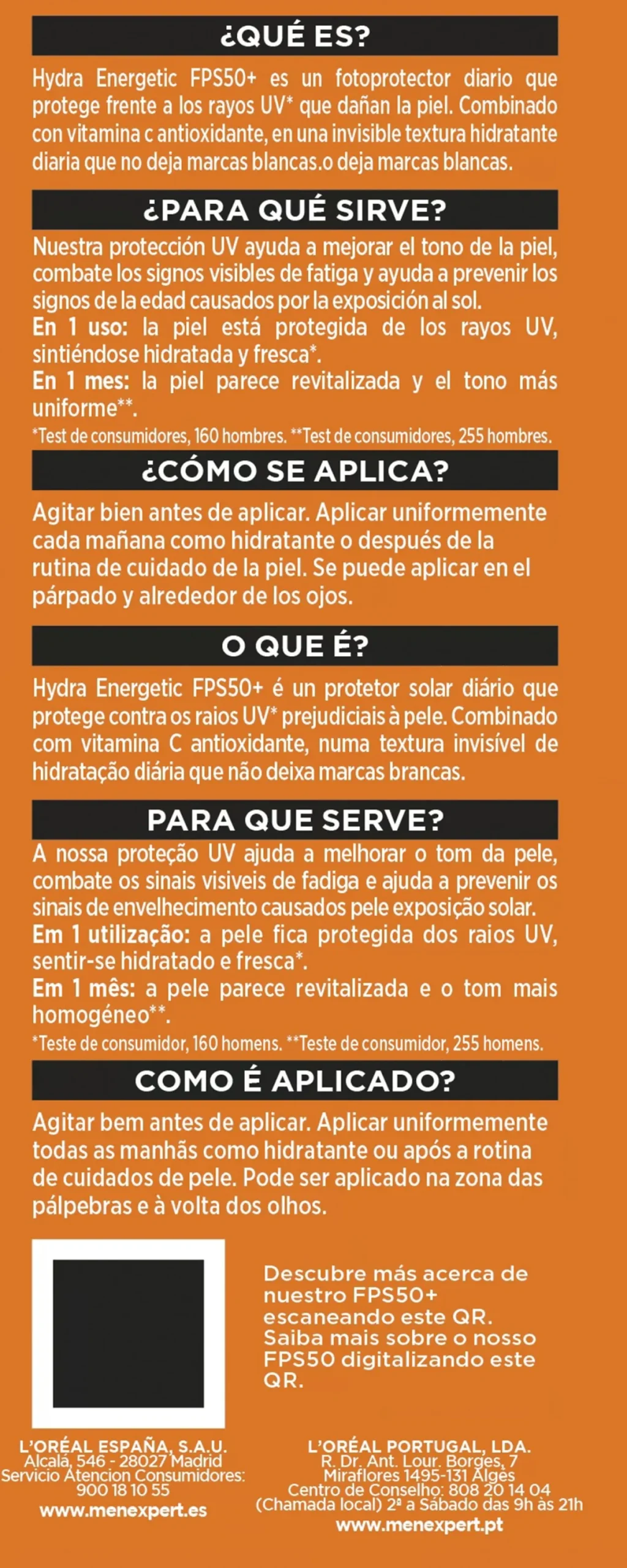 Men Expert Hydra Energetic Fluide Invisible Quotidien FPS 50+
