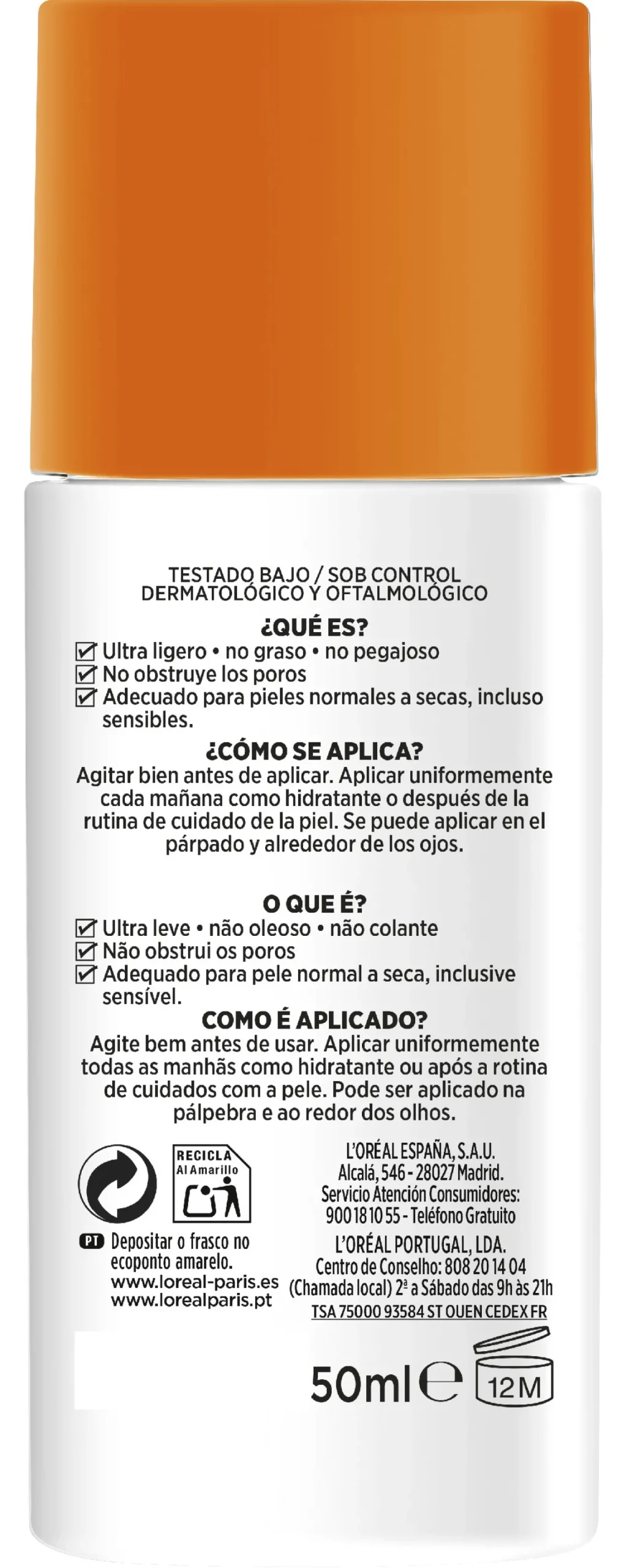 Men Expert Hydra Energetic Fluide Invisible Quotidien FPS 50+