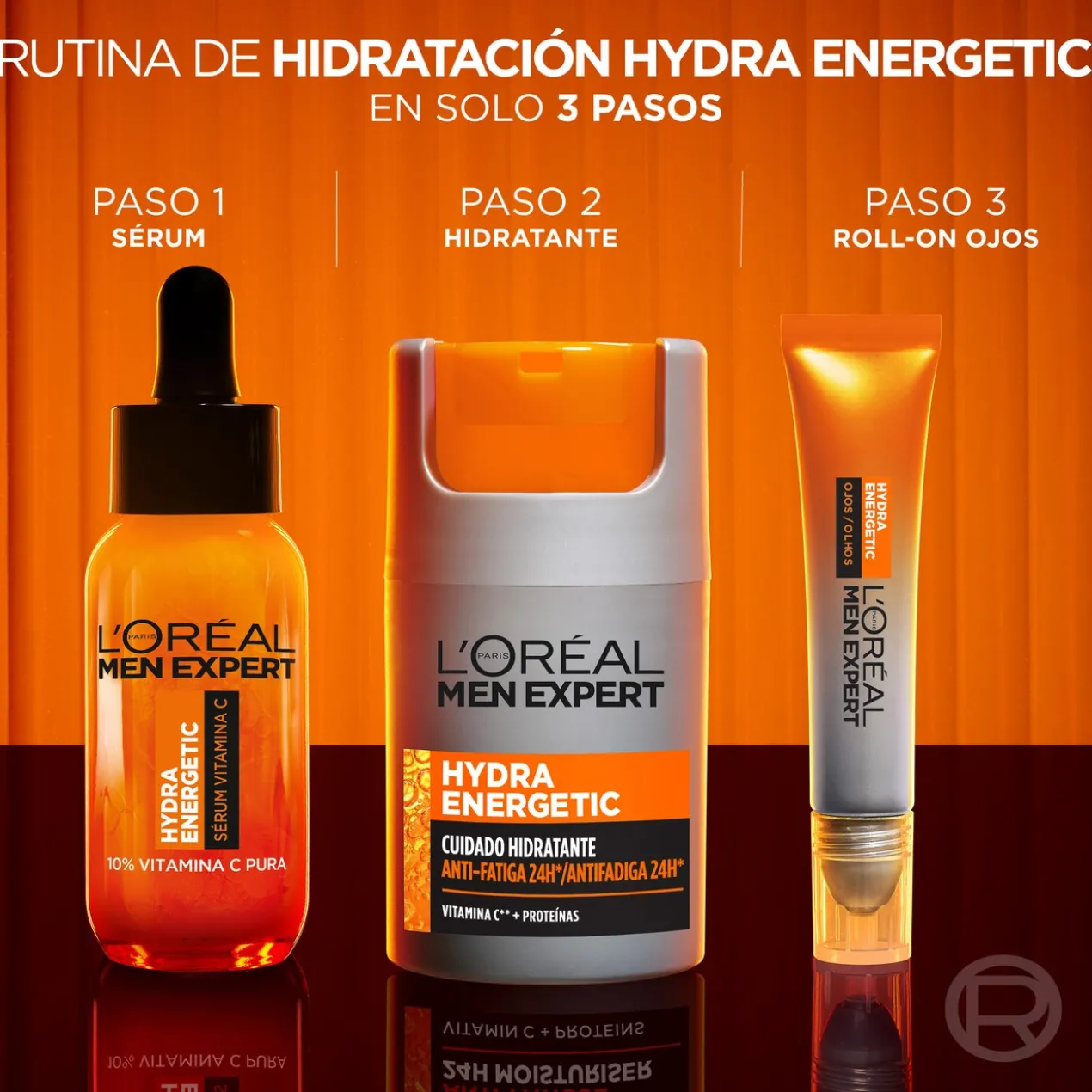 Men Expert Sérum Vitamine C Hydra Energetic Anti-Fatigue