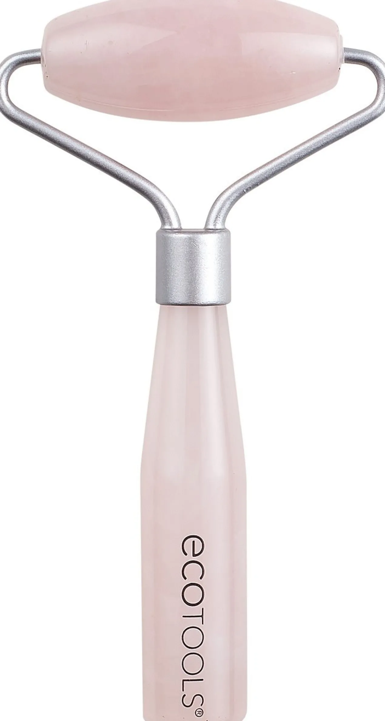 Mini Rouleau Facial en Quartz Rose