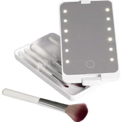 Miroir LED avec pinceaux