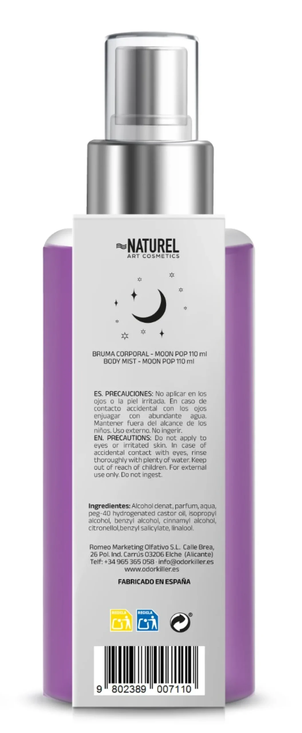 Moon Pop Body Mist Violette et Vanille