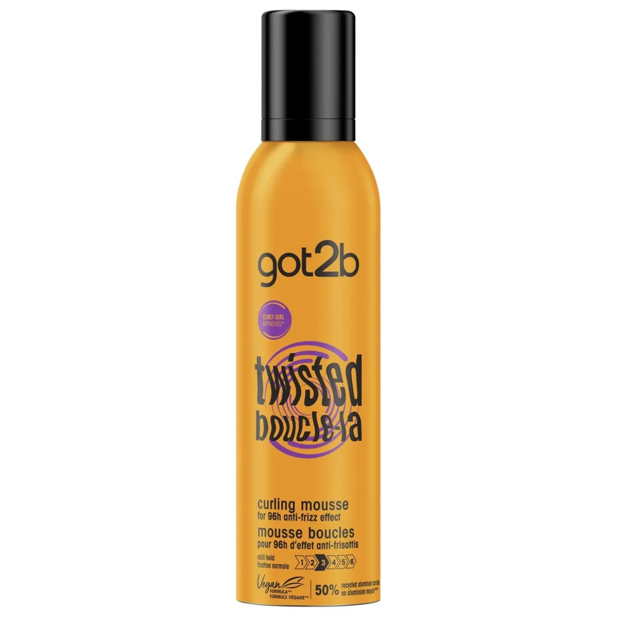 Mousse bouclante Twisted pour des boucles parfaites