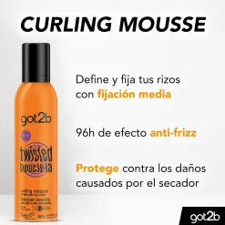 Mousse bouclante Twisted pour des boucles parfaites