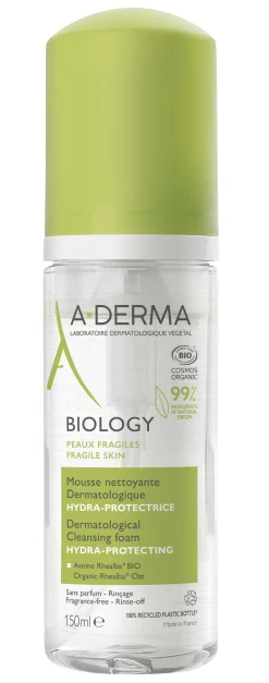 Mousse Nettoyante Dermatologique Hydra-Protectrice Biology