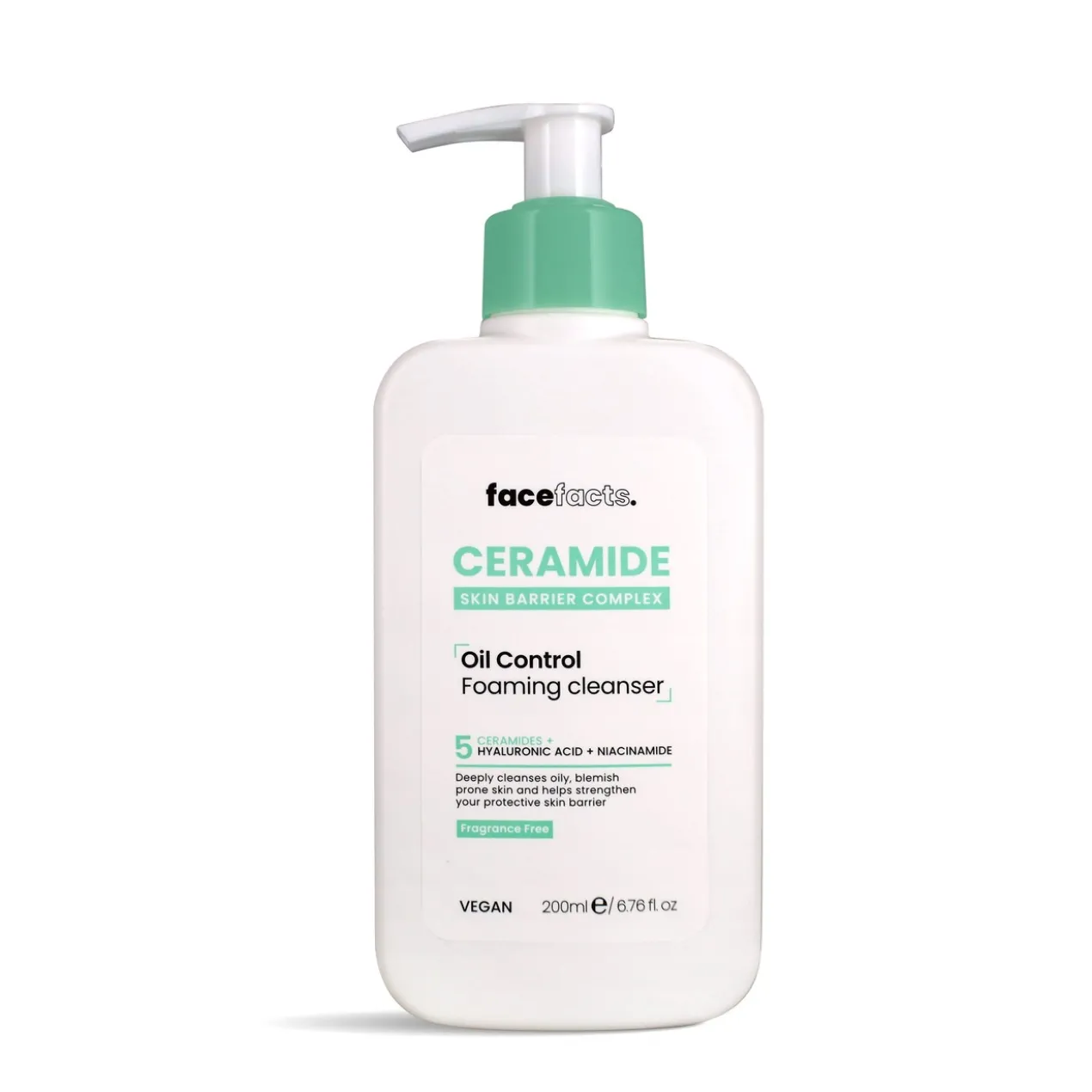 Mousse nettoyante régulatrice aux céramides