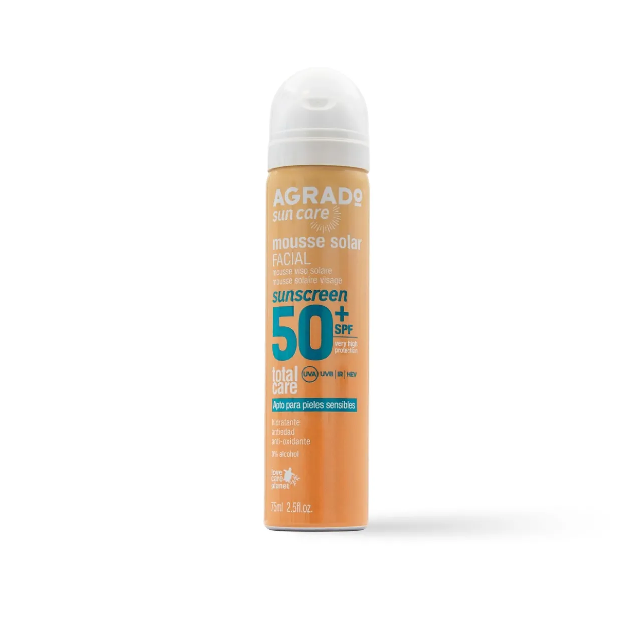 Mousse Visage Solaire SPF50+