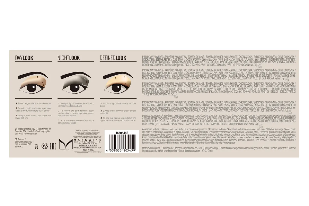 Naked Eyes Palette de Fards à Paupières