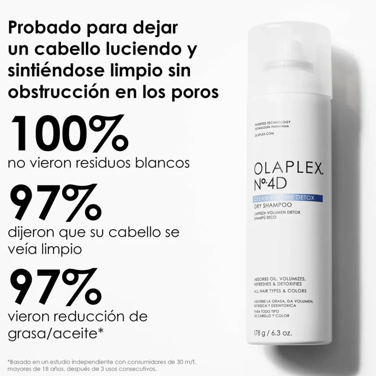 Nº4D Clean Volume Detox Shampoing Sec