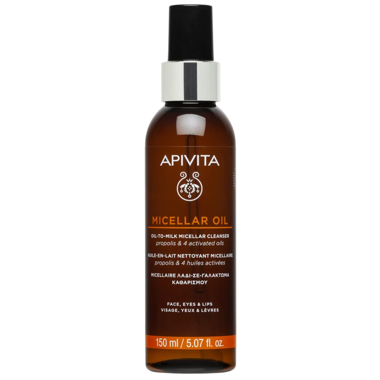 Nettoyant micellaire huile-en-lait