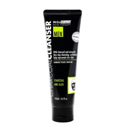 Nettoyant Visage au Charbon et Aloe Vera pour Homme