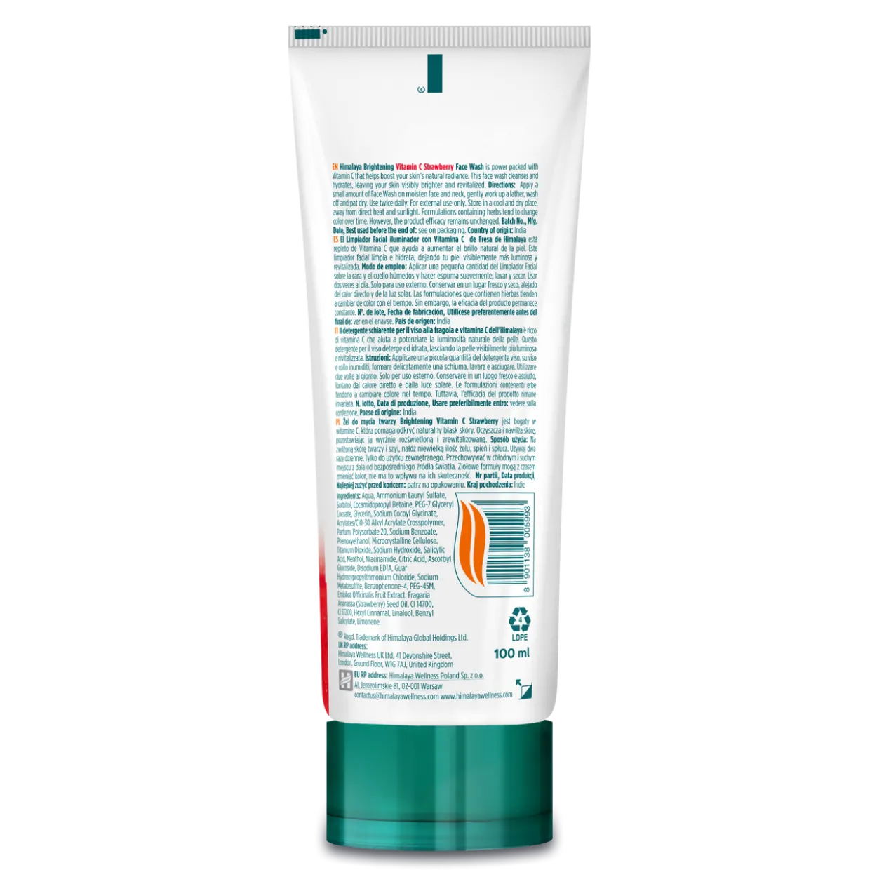 Nettoyant Visage Vitamine C Fraise