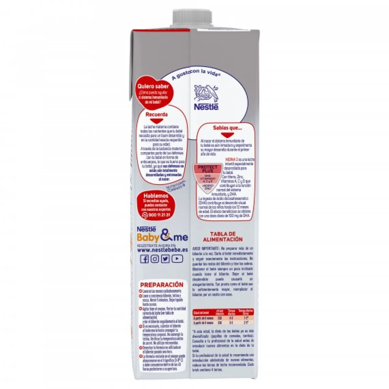 Nidina 2 Lait de Suite prêt à boire