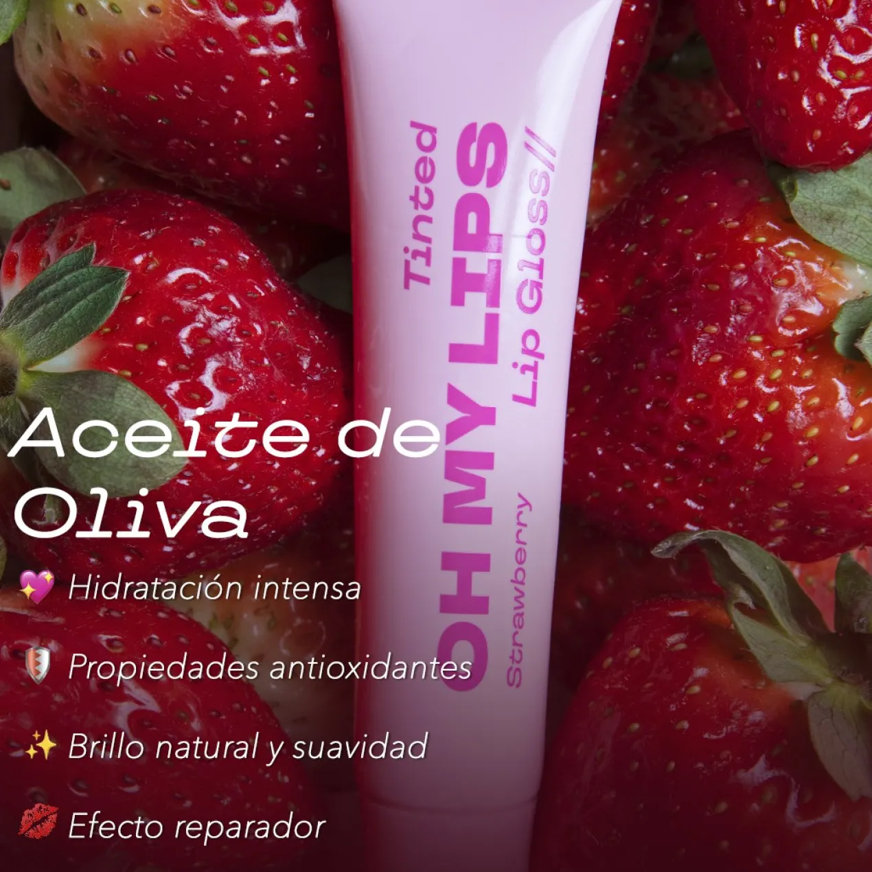 Oh My Lips Tinted Lip Gloss Fraise