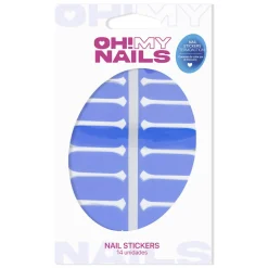 Oh My Nails Stickers Termoaction Bleu
