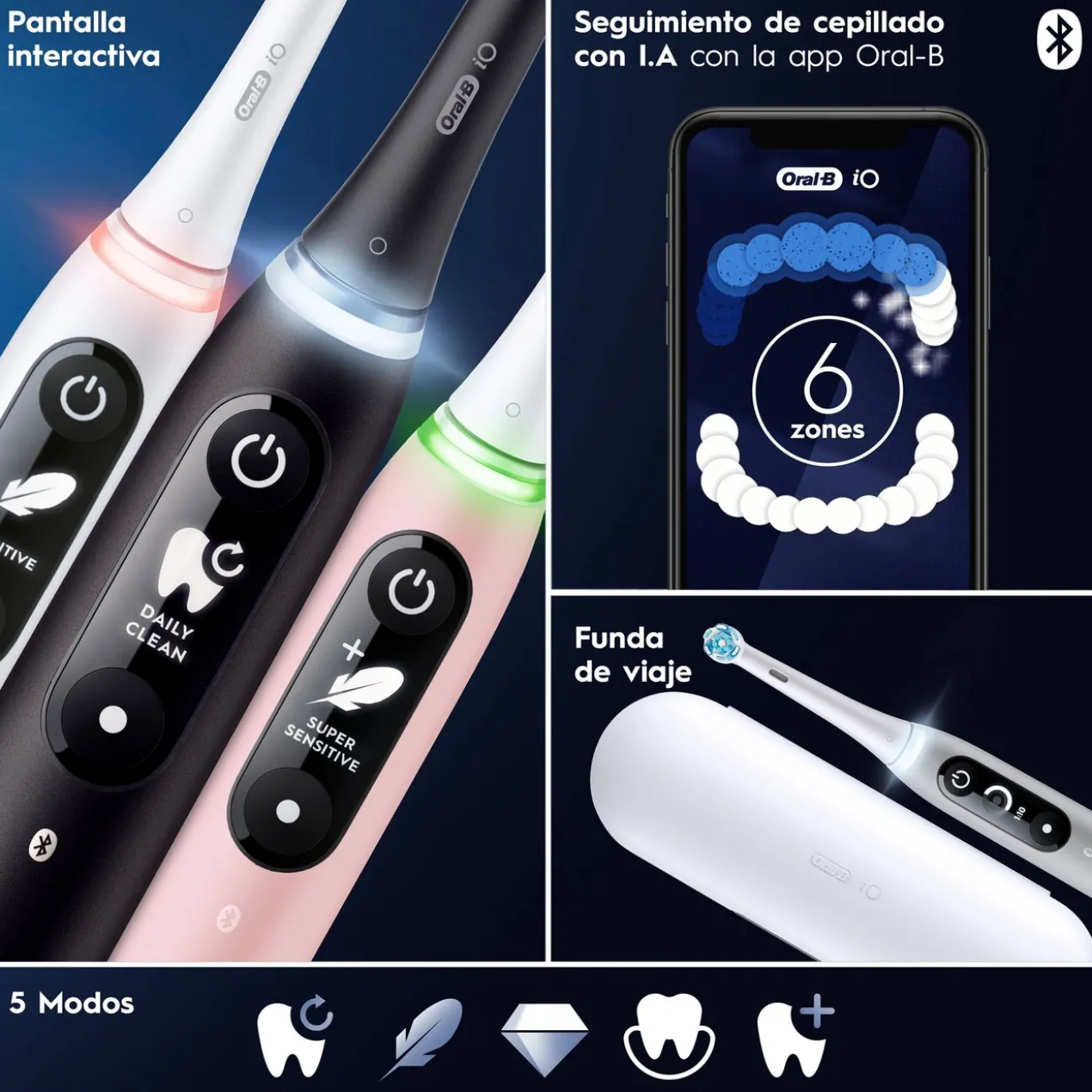 Oral-B iO 6 Brosse à Dents Électrique Grise