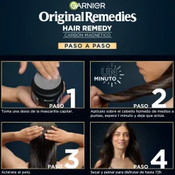 Original Remedies Masque Hair Remedy Hydratation au Charbon Magnétique