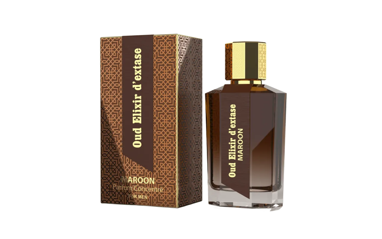 Oud Elixir d'Extase Maroon Parfum Concentré