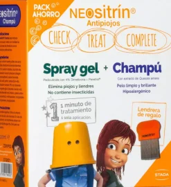 Pack Antipoux Shampoing + Spray + Peigne