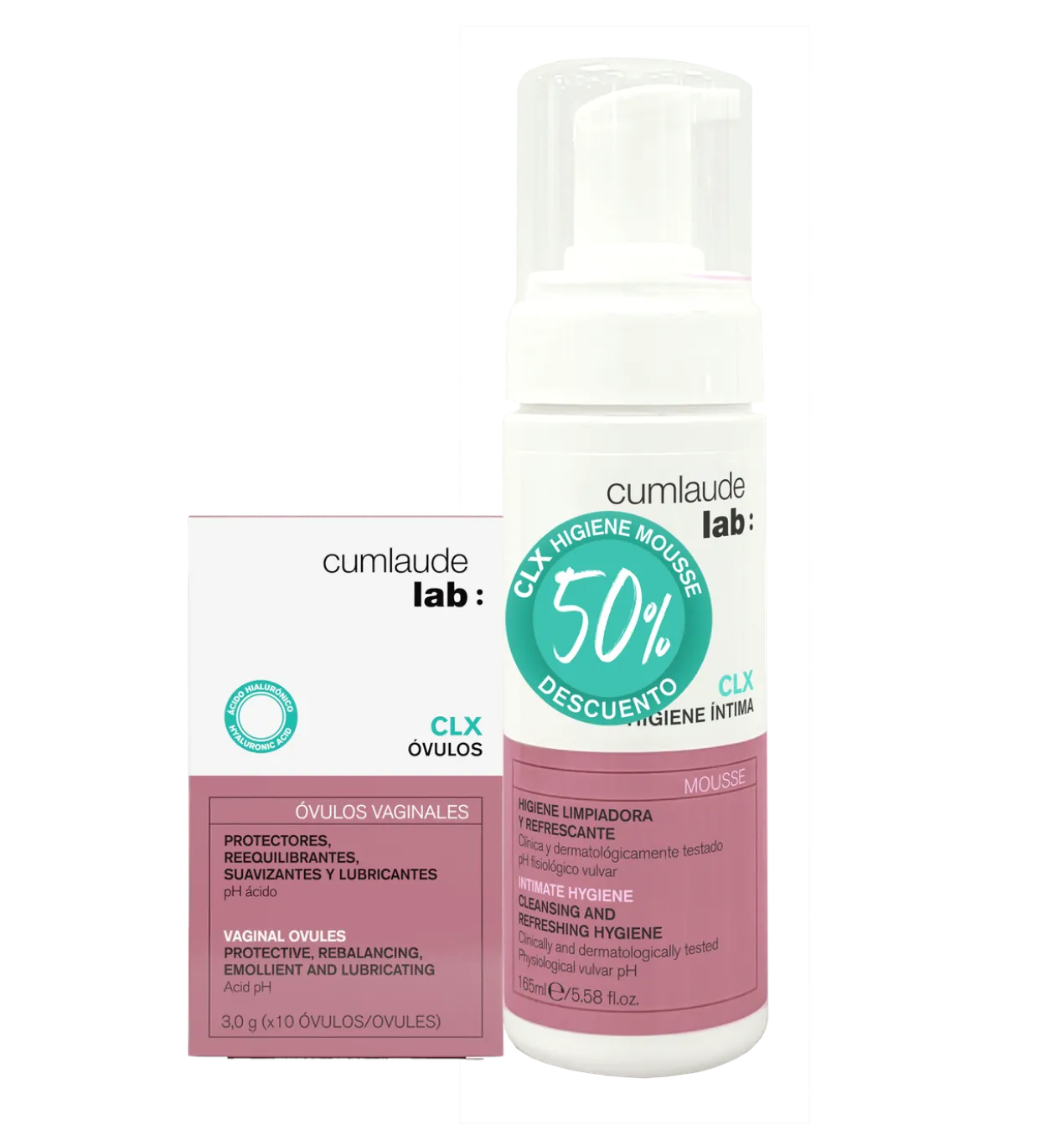 Pack CLX Ovules Vaginaux + CLX Mousse Hygiène Intime