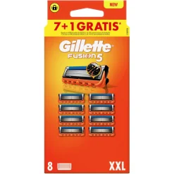 Pack Économique Gillette Fusion5 7+1 Recharges pour Rasoir