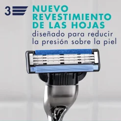 Pack Économique Gillette Mach3 7+1 Recharges pour Rasoir Homme