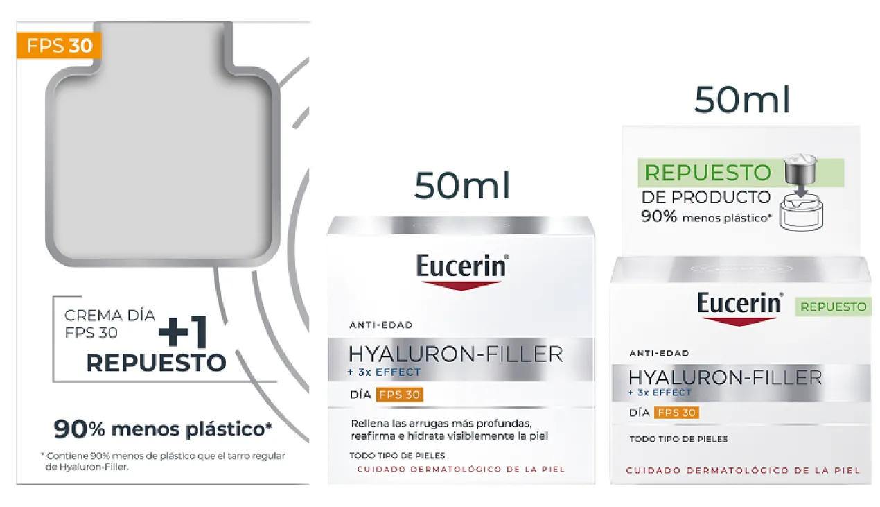 Pack Crème de Jour Hyaluron-Filler SPF30 + Recharge