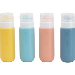 Pack Flacons Silicone Avec Pochette