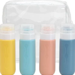 Pack Flacons Silicone Avec Pochette