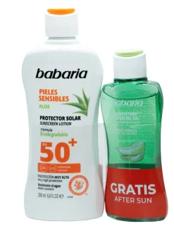 Pack Lait Protecteur Sensible SPF50+ + Baume Après-soleil Effet Glace