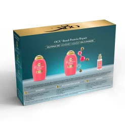 Pack OGX Bond Protein Repair Routine Cheveux Secs et Abîmés