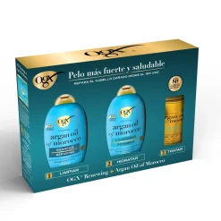Pack OGX Renewing Argan Oil Of Morocco Cheveux Secs et Abîmés