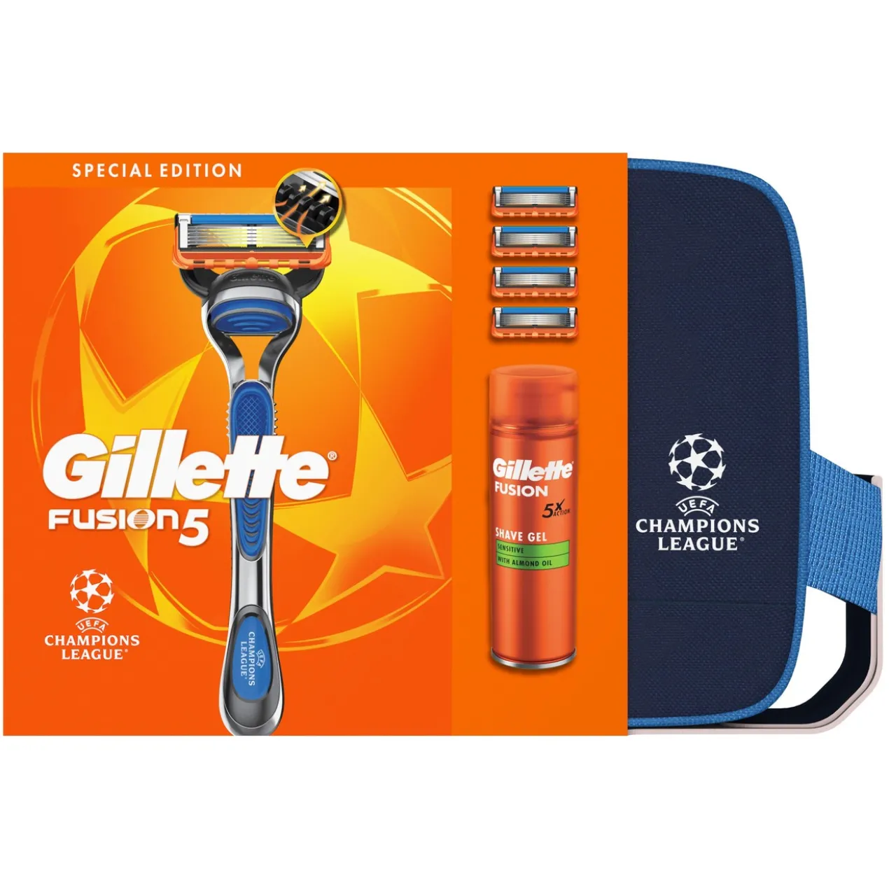 Pack Spécial Gillette Fusion5 Champions League – Rasoir