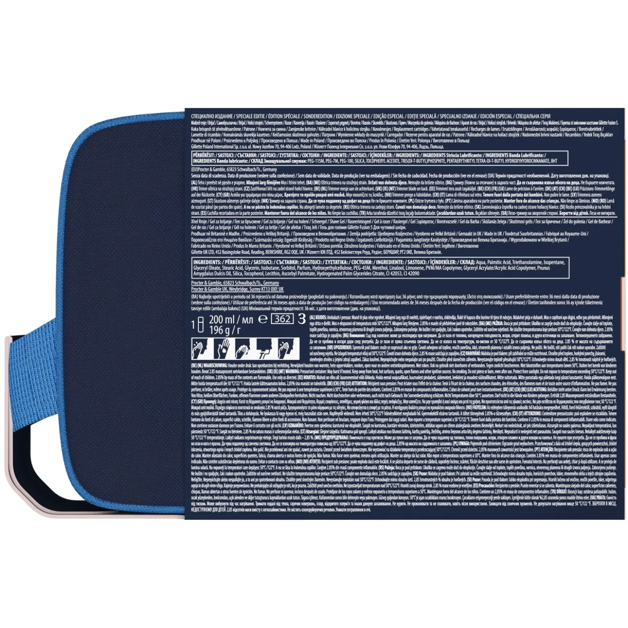 Pack Spécial Gillette Fusion5 Champions League – Rasoir