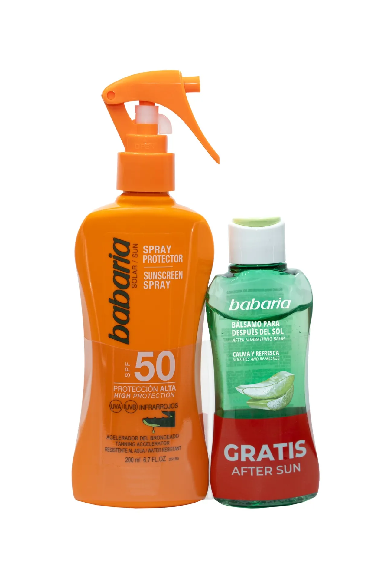 Pack Spray Protecteur SPF50 + Baume Après-soleil Effet Glace