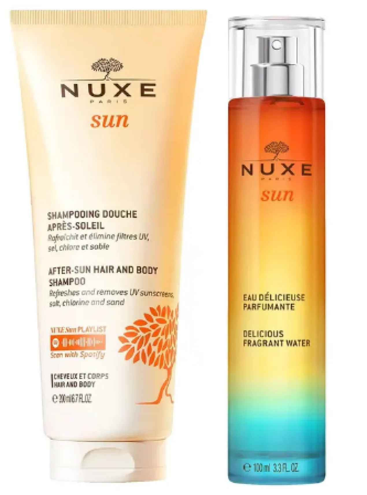 Pack Sun Eau Délicieuse + Shampoing et Gel Douche Après-Soleil